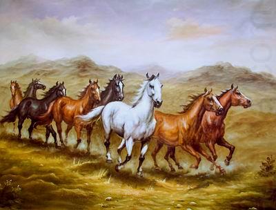 unknow artist Horses 014 oil painting picture